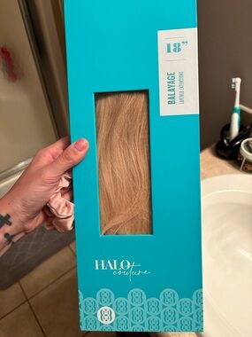 Halo Balayage Halo Hair Extensions - Light Blonde/Brown